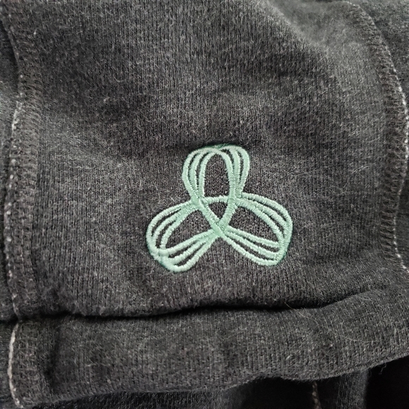 Aritzia TNA Baltic Hoodie Sweater - Grey & Teal - Picture 8 of 11